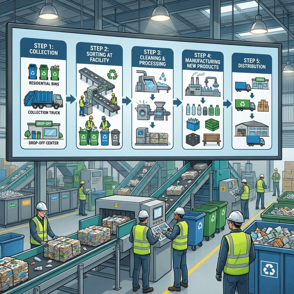 Recycling Process Diagram